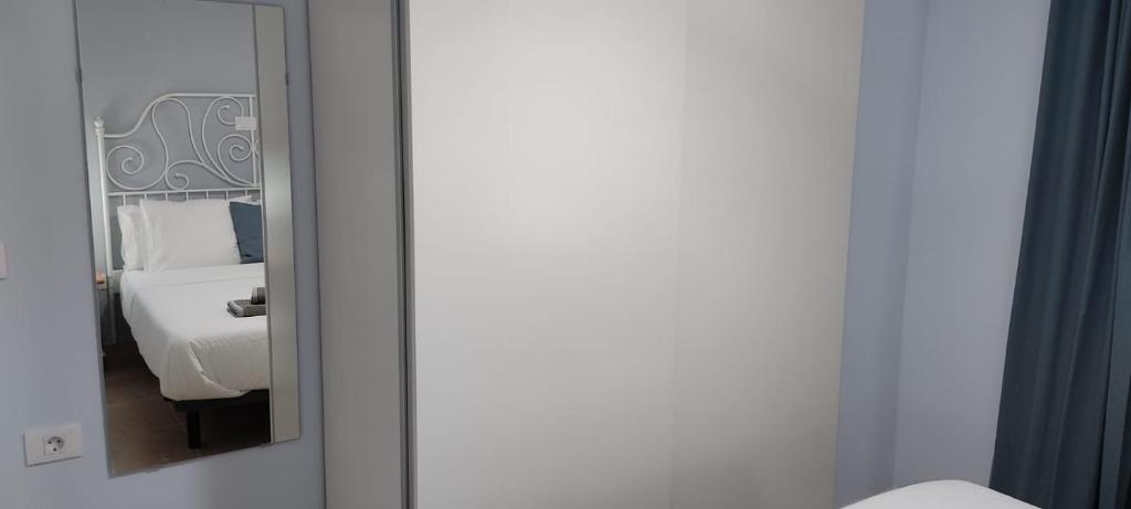 Cama o camas de una habitación en Casa Tío Luis