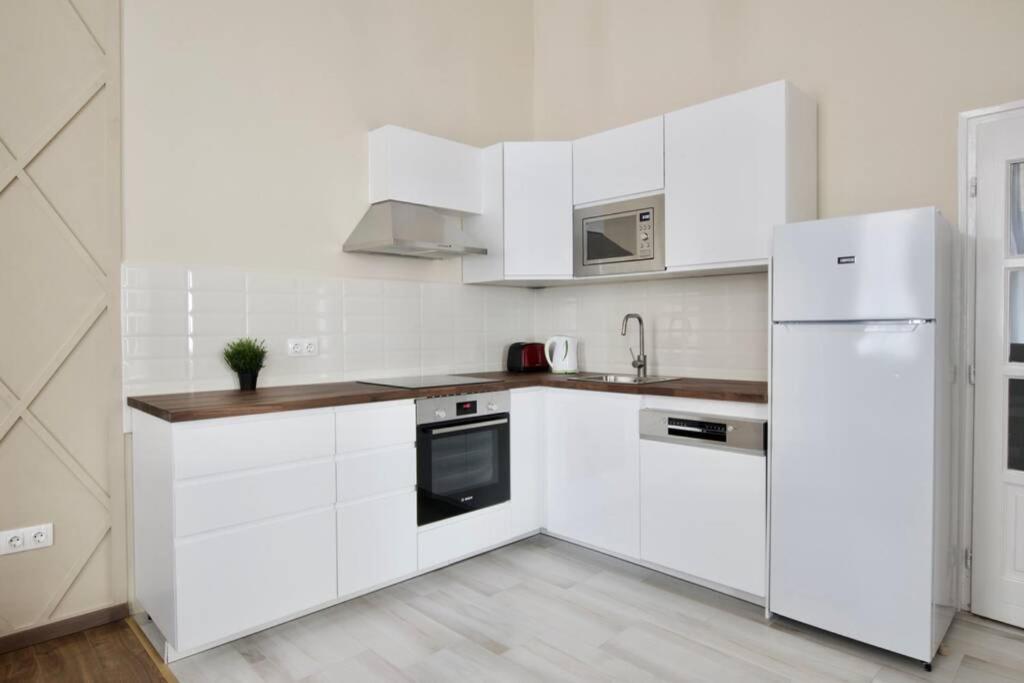 Kuchyňa alebo kuchynka v ubytovaní Premium Apartment by Hi5-Vaci str. 3 bedroom (219)