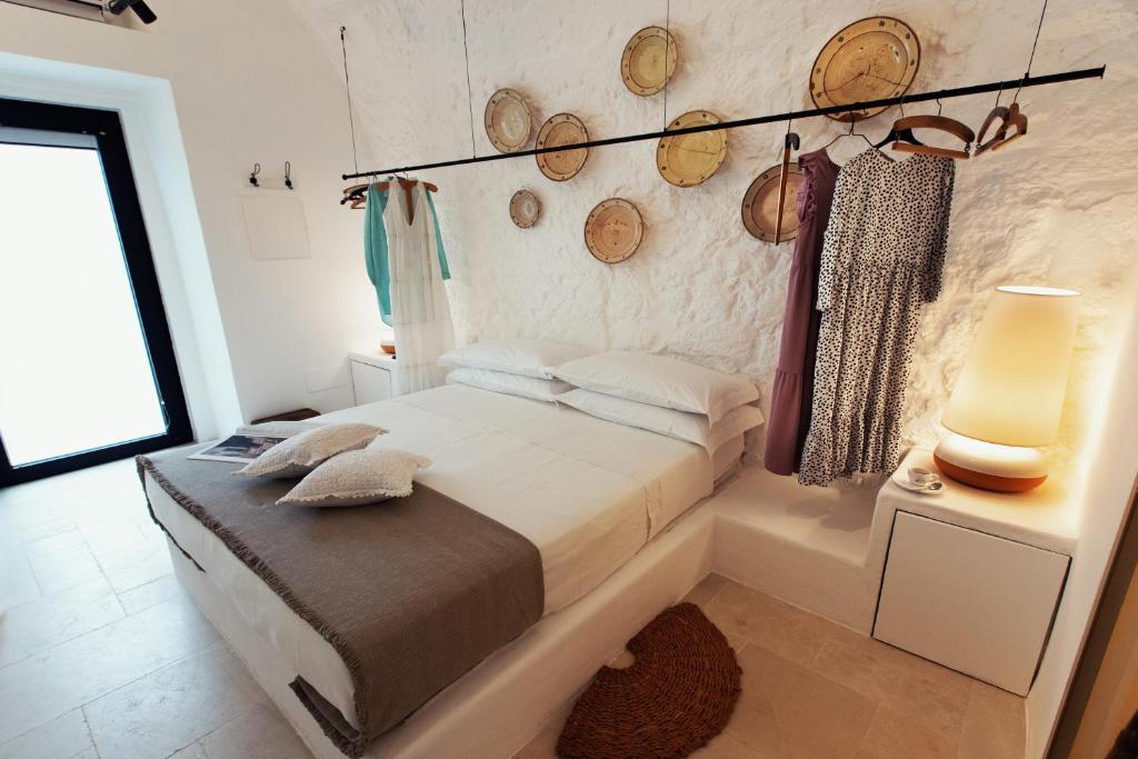 A bed or beds in a room at Corte Manfredi