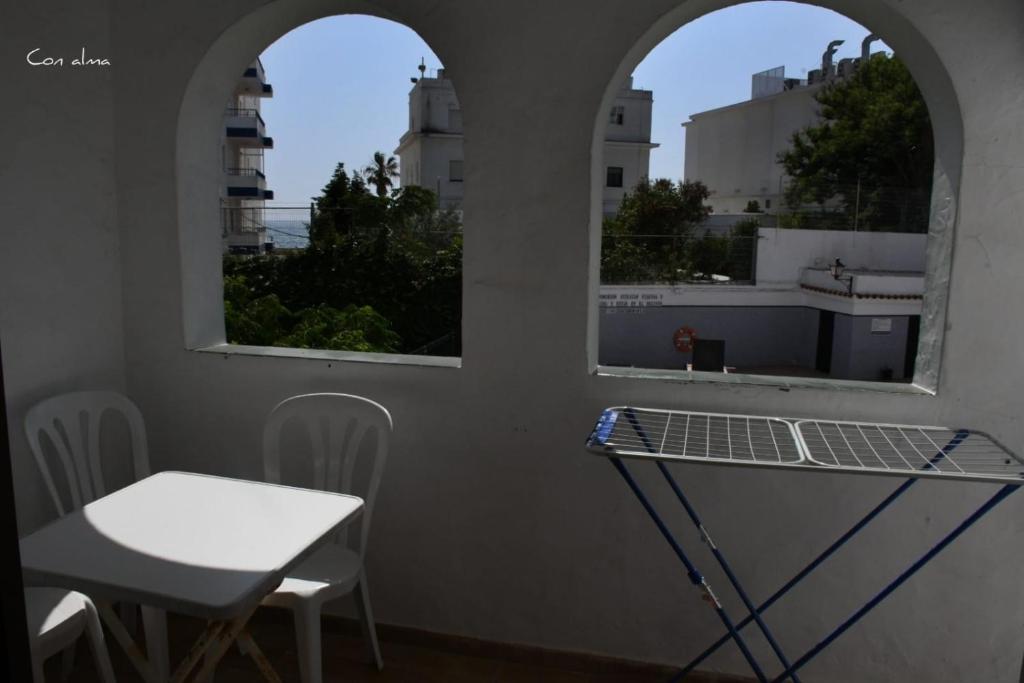 Balkon lub taras w obiekcie Hostal Costa de la Luz