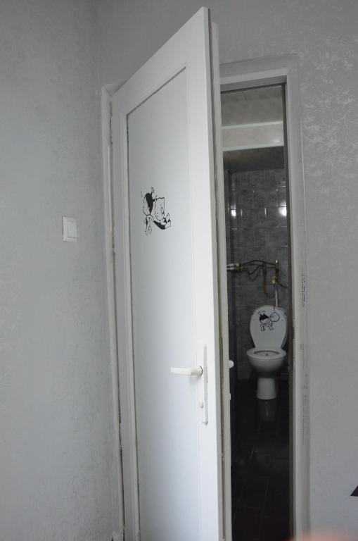 Koupelna v ubytování Hostel California