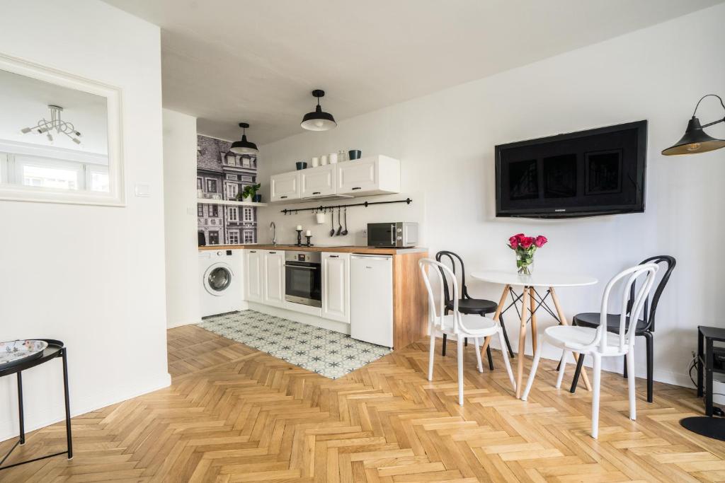 Kuchyňa alebo kuchynka v ubytovaní New Studio in Fancy Neighborhood