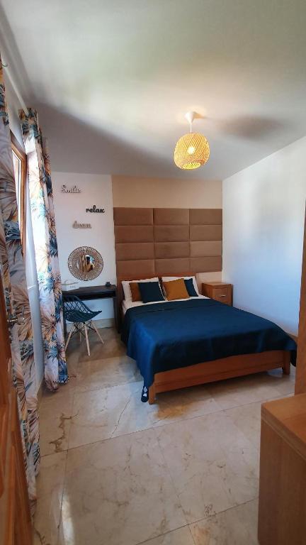 Postel nebo postele na pokoji v ubytování SeaSight Apartment - Ciovo Island