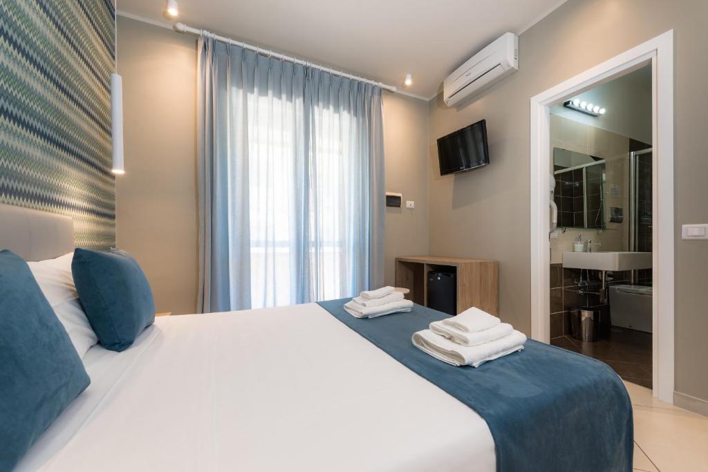 Posteľ alebo postele v izbe v ubytovaní Bed and Breakfast Marlè