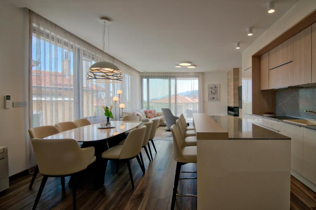 Kuchyň nebo kuchyňský kout v ubytování VITA, Luxury Apartments Opatija