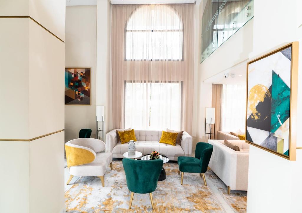 Posezení v ubytování Imperial Boutique Hotel Rabat