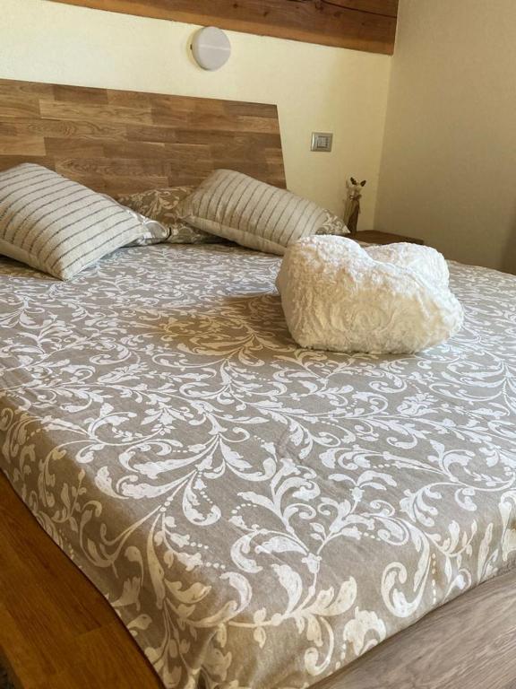 Posteľ alebo postele v izbe v ubytovaní Arcobaleno Plattaz CIR 0024