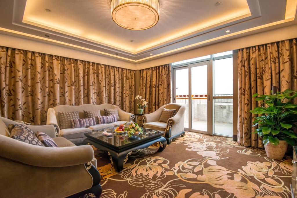 Posezení v ubytování Panyu Hotel