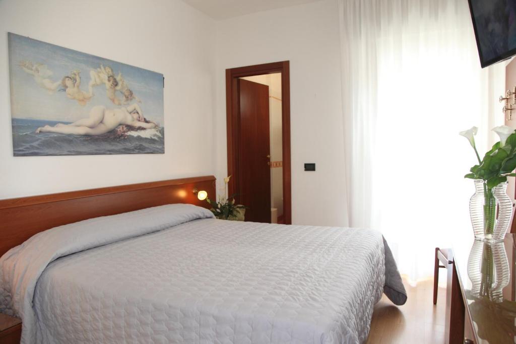 Кровать или кровати в номере Hotel Gran Venere Beach 3 Superior