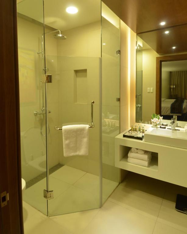 Koupelna v ubytování Lex Hotel Cebu