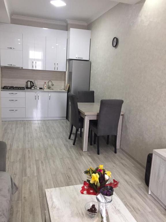 Kuchyň nebo kuchyňský kout v ubytování 1home