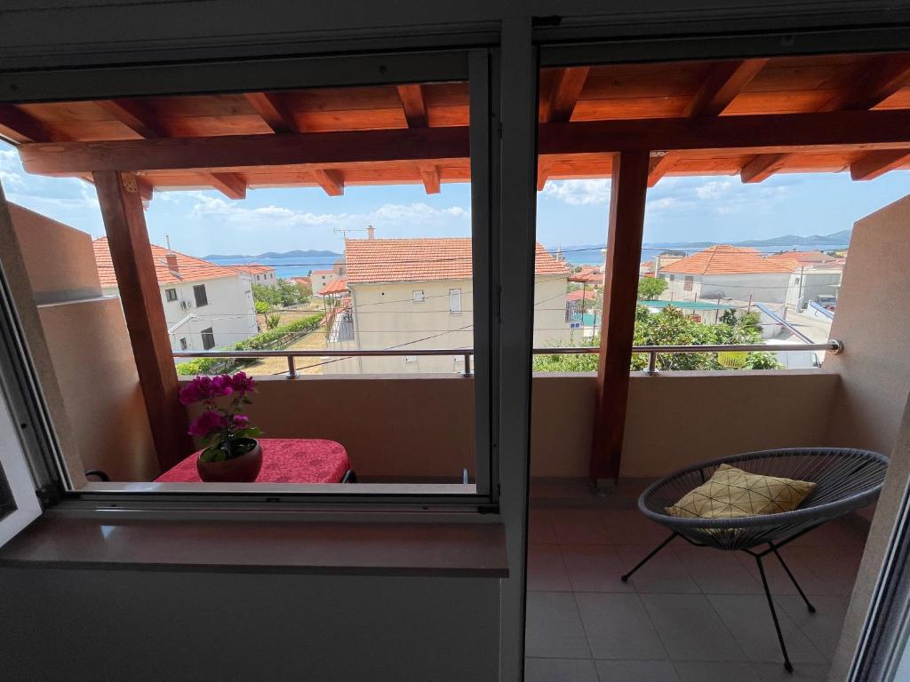 Balkón nebo terasa v ubytování Apartments Iva