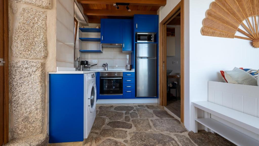A kitchen or kitchenette at Suleiro Caldebarcos