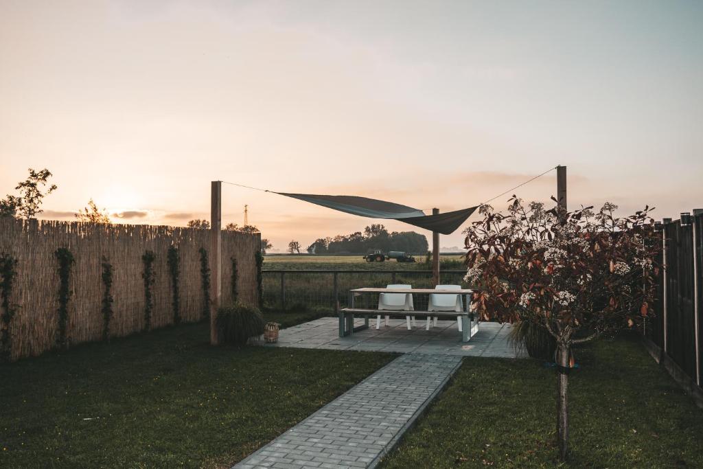Zahrada ubytování B&B De Terpen