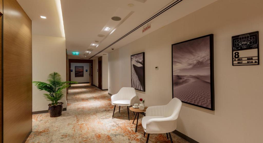 Posezení v ubytování Rose Executive Hotel - DWTC