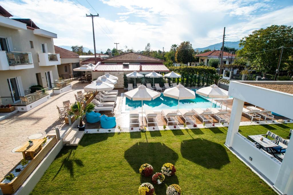 Bazén v ubytování Lagaria Hotel II nebo v jeho okolí