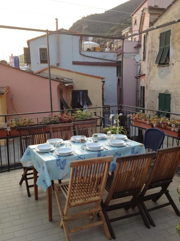 Balkón nebo terasa v ubytování la terrazza