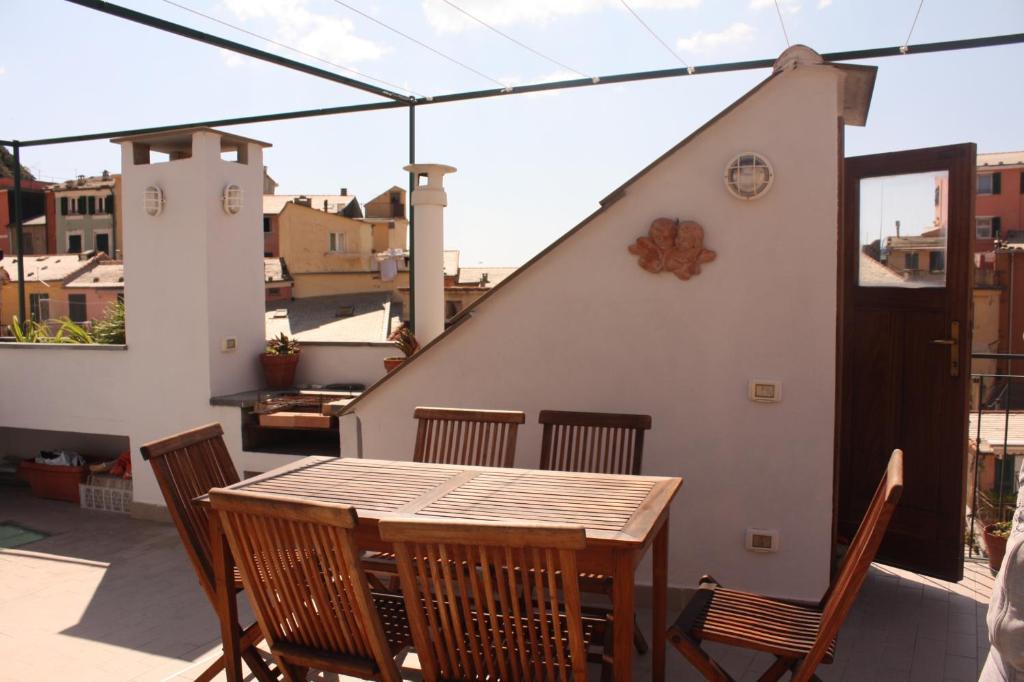 Balkón nebo terasa v ubytování la terrazza