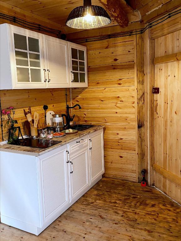 Kuchyň nebo kuchyňský kout v ubytování Hill Inn