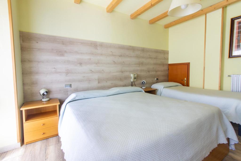 Postel nebo postele na pokoji v ubytování Albergo Speranza