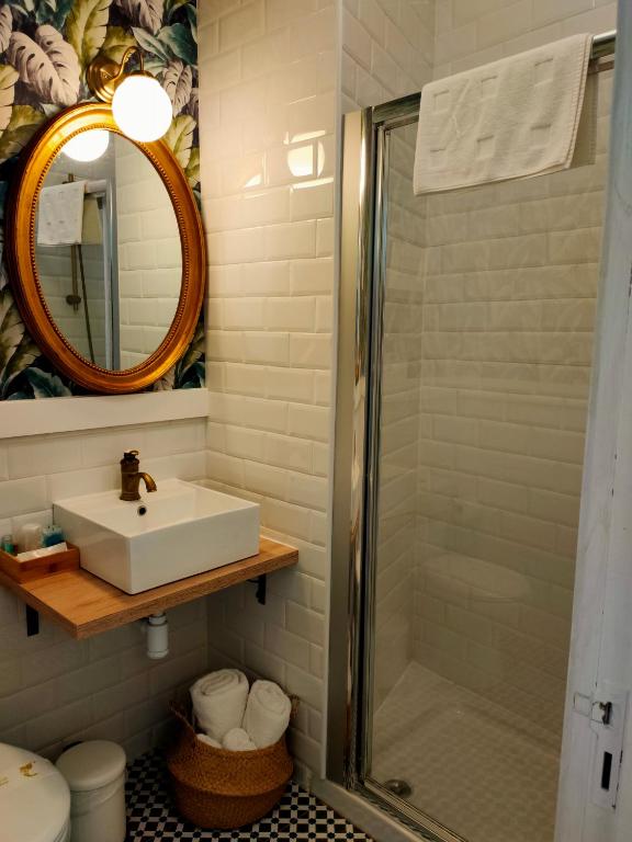 Kúpeľňa v ubytovaní Casa castro