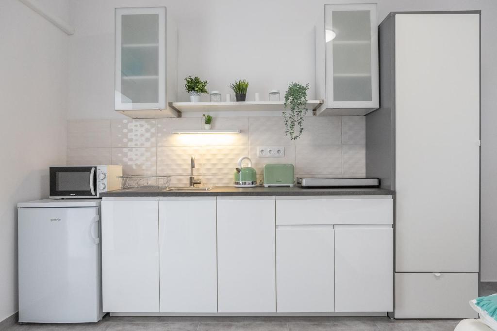 Kuhinja ili čajna kuhinja u objektu Jázmin Apartman