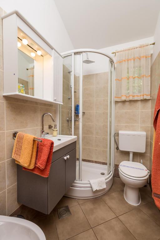 Kúpeľňa v ubytovaní Villa Arca Adriatica