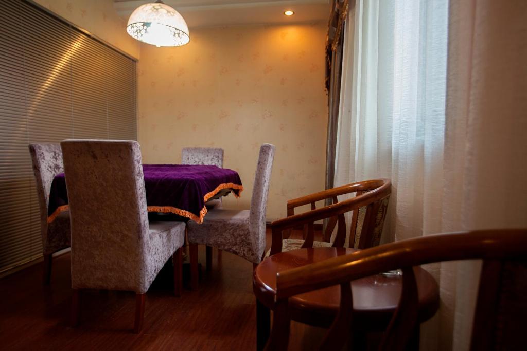 Posezení v ubytování Yiwu Luckbear Hotel