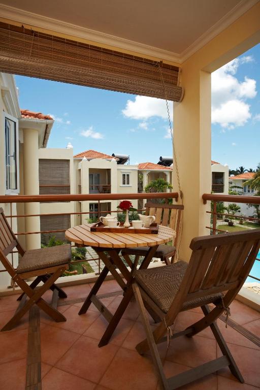Balkón nebo terasa v ubytování La Pointe Villas