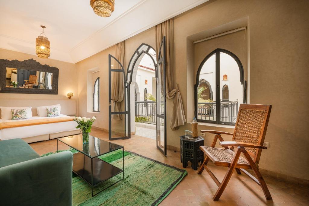 Oleskelutila majoituspaikassa Riad D'ari