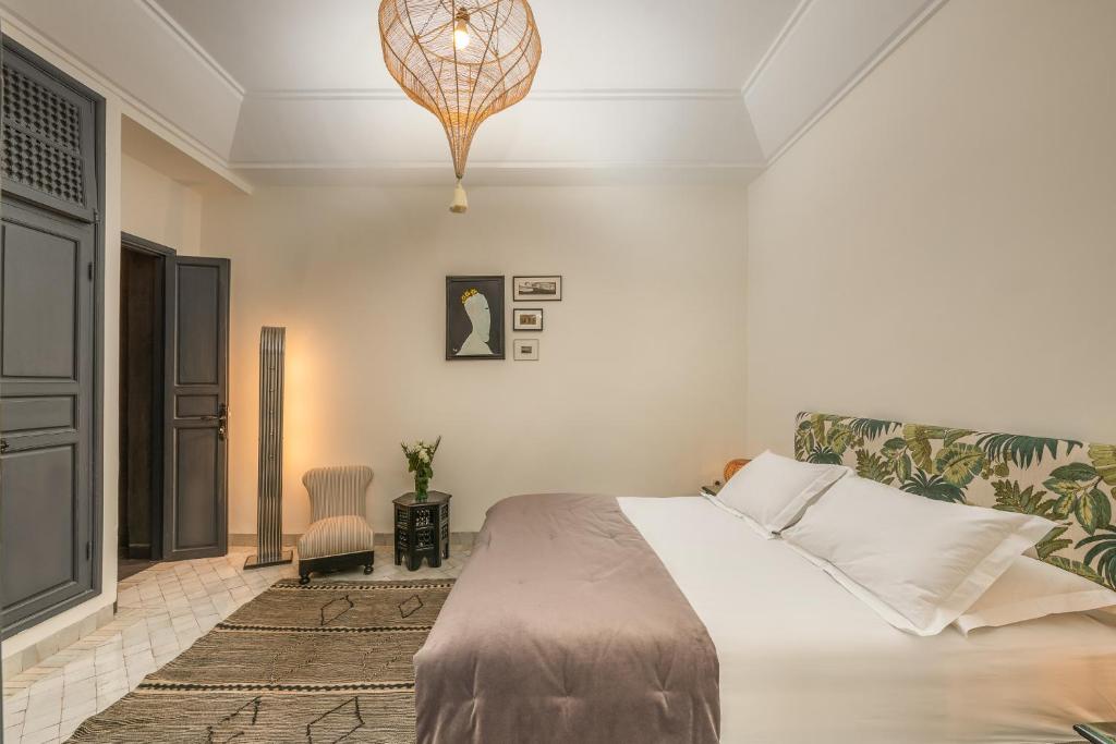 Vuode tai vuoteita majoituspaikassa Riad D'ari