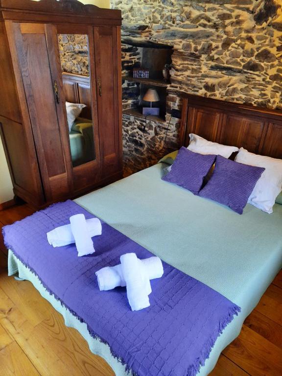 Postel nebo postele na pokoji v ubytování Casa Viduedo