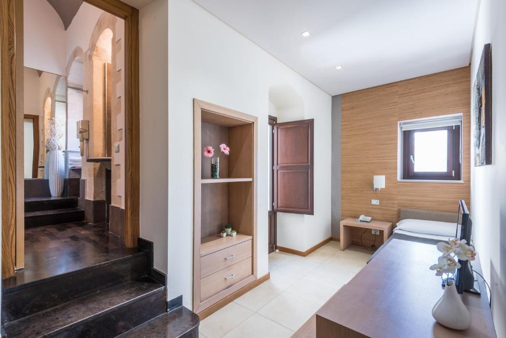 Koupelna v ubytování Hotel Vittorio Veneto