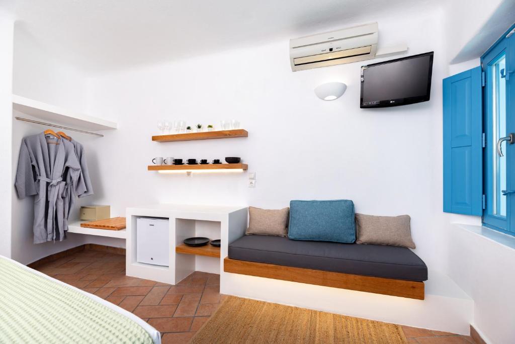 TV a/nebo společenská místnost v ubytování Seaside Breeze