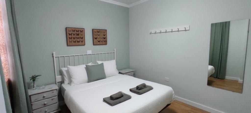 Cama o camas de una habitación en Casa Tío Luis