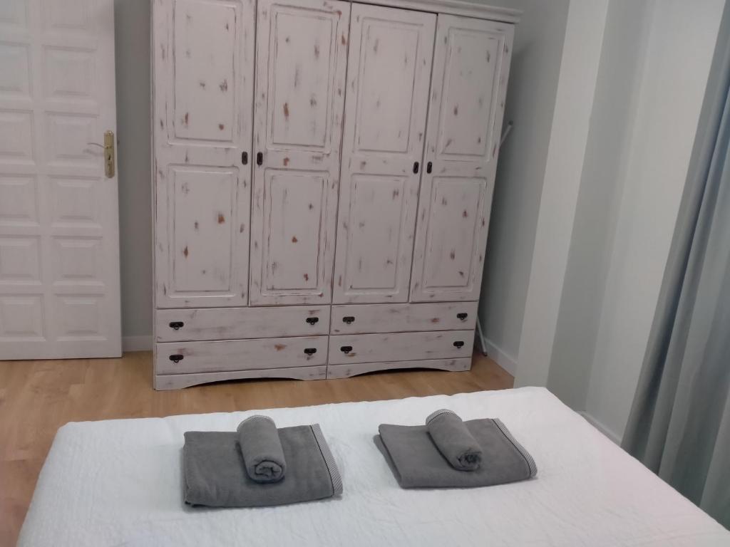 Cama o camas de una habitación en Casa Tío Luis