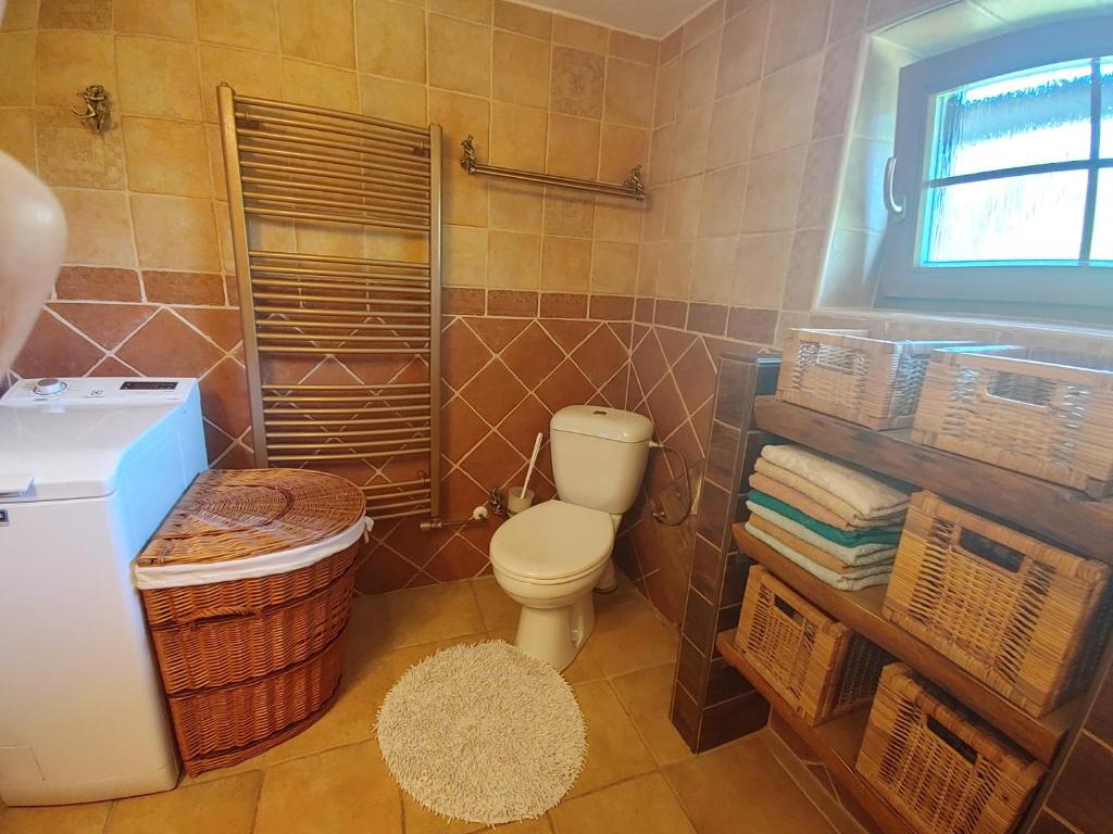 Koupelna v ubytování West Bohemian Home, Krajkova 208