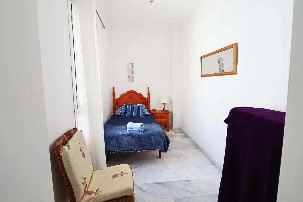 Posteľ alebo postele v izbe v ubytovaní Troncon Apartment Fuengirola