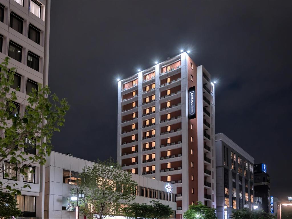 O edifício onde o hotel está situado