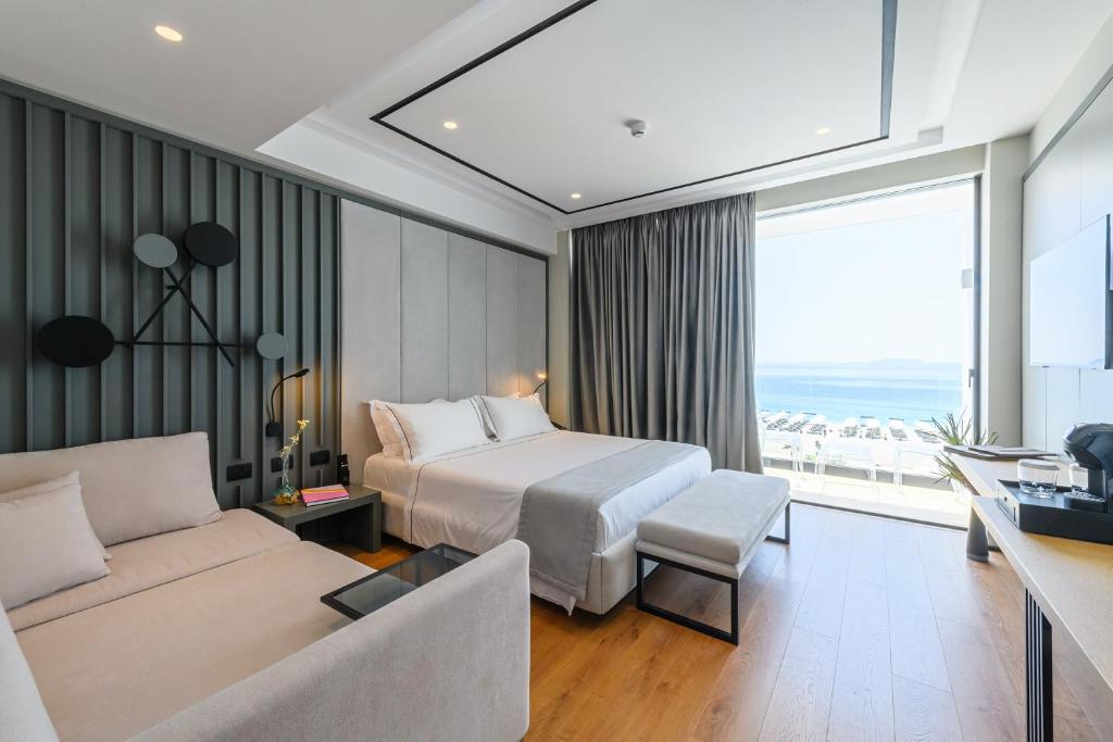TV a/nebo společenská místnost v ubytování Miamar Luxury Hotel & Spa