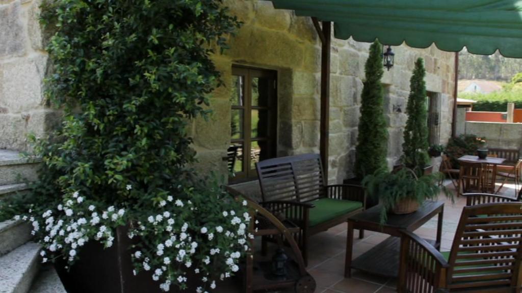 Zahrada ubytování Casa da Muiñeira