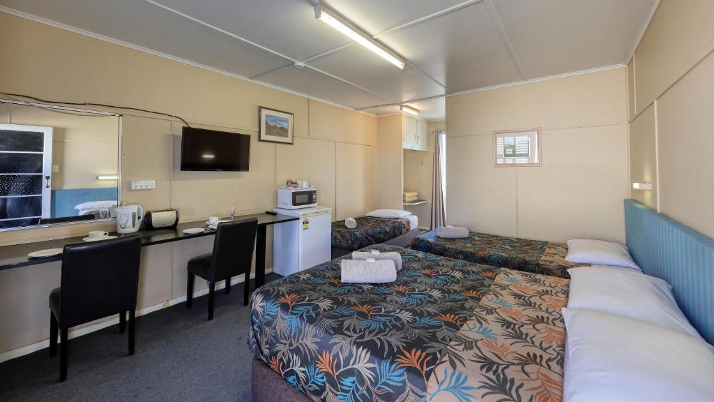 Kuchyň nebo kuchyňský kout v ubytování Matilda Motel