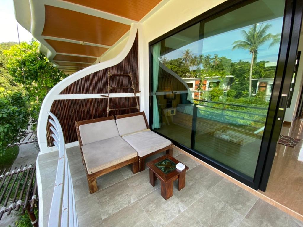 Balkón nebo terasa v ubytování AC 2 Resort