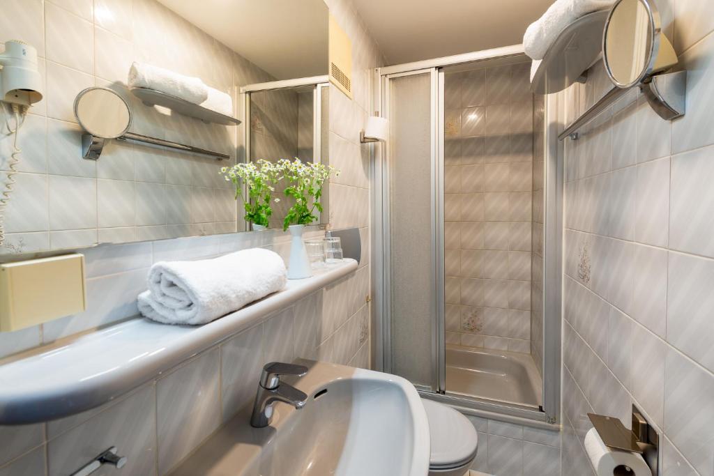 Koupelna v ubytování W22 Hotel am Kurfürstendamm