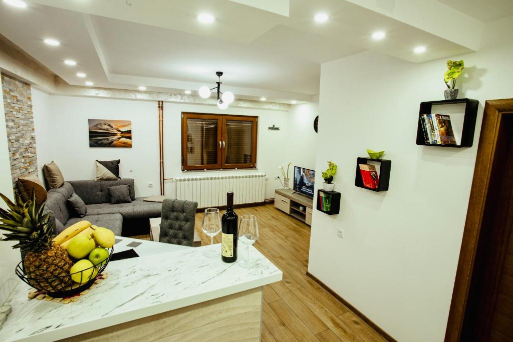Posezení v ubytování Apartmani IN Zlatar
