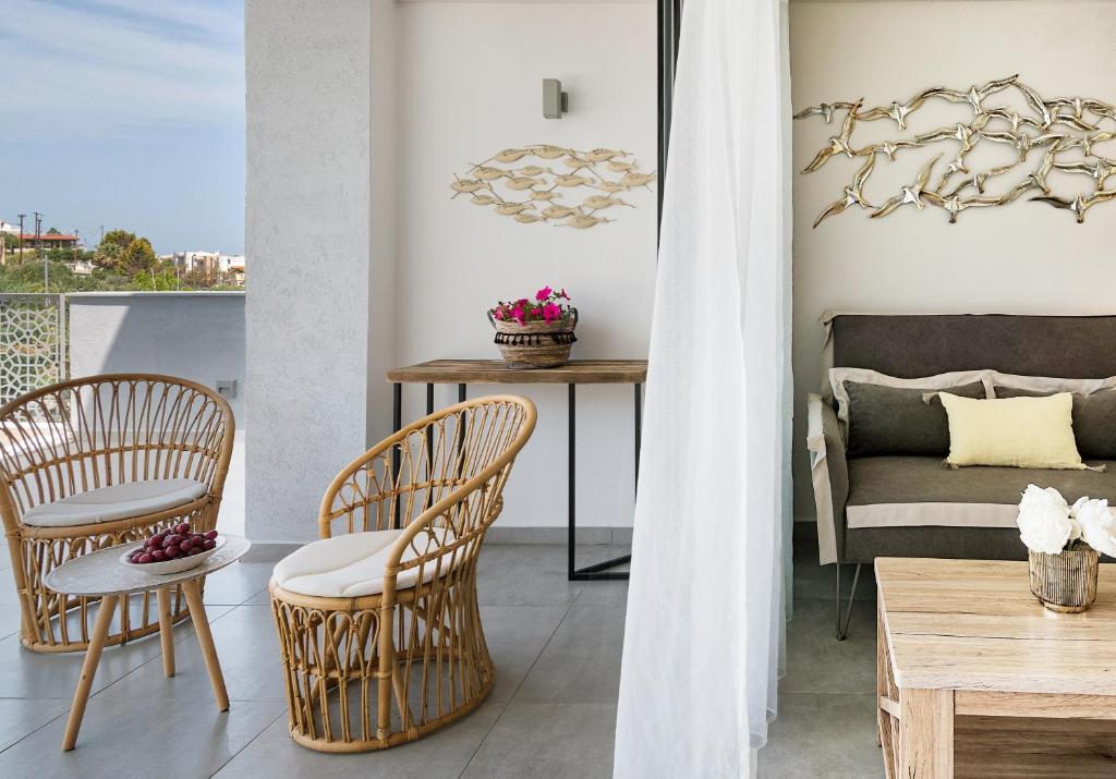 Posezení v ubytování Soleado Luxury Villas