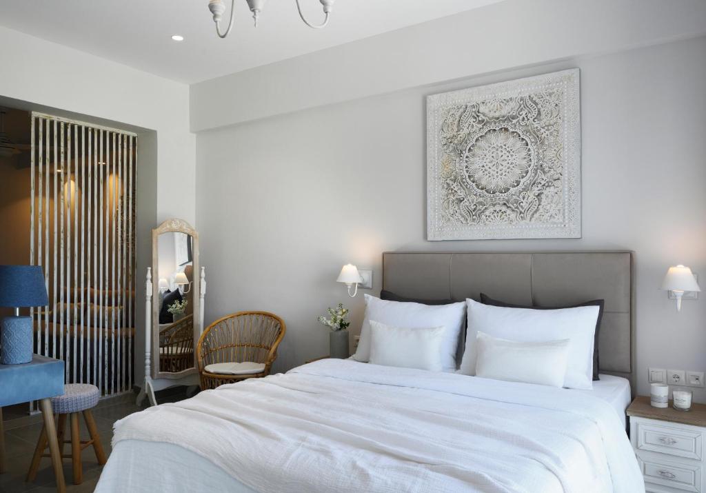 Postel nebo postele na pokoji v ubytování Soleado Luxury Villas