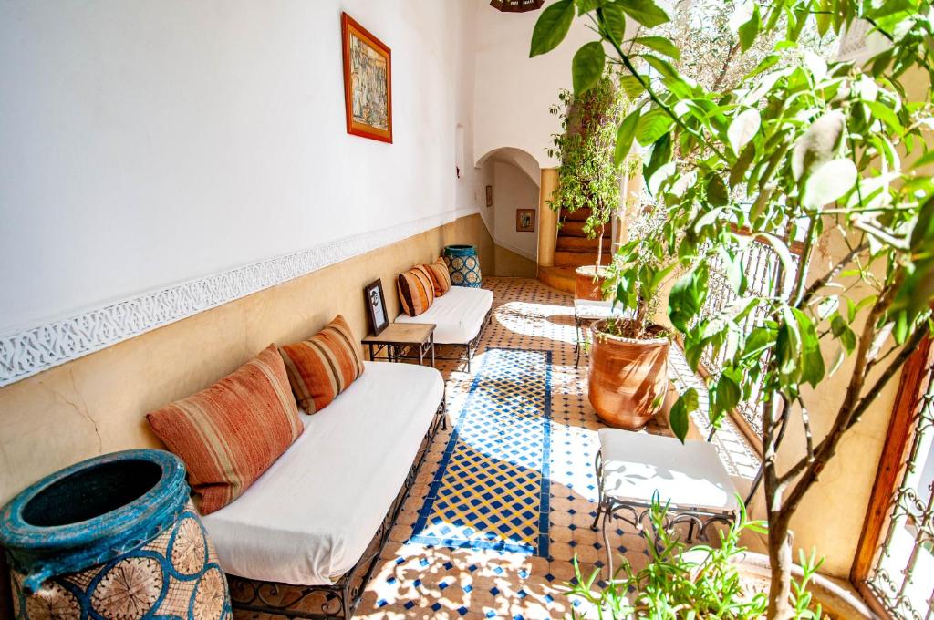 Posezení v ubytování Hotel & Spa Riad Dar El Aila