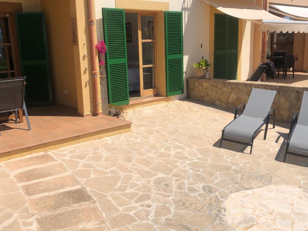 Patio nebo venkovní prostory v ubytování Balco d’es Trenc