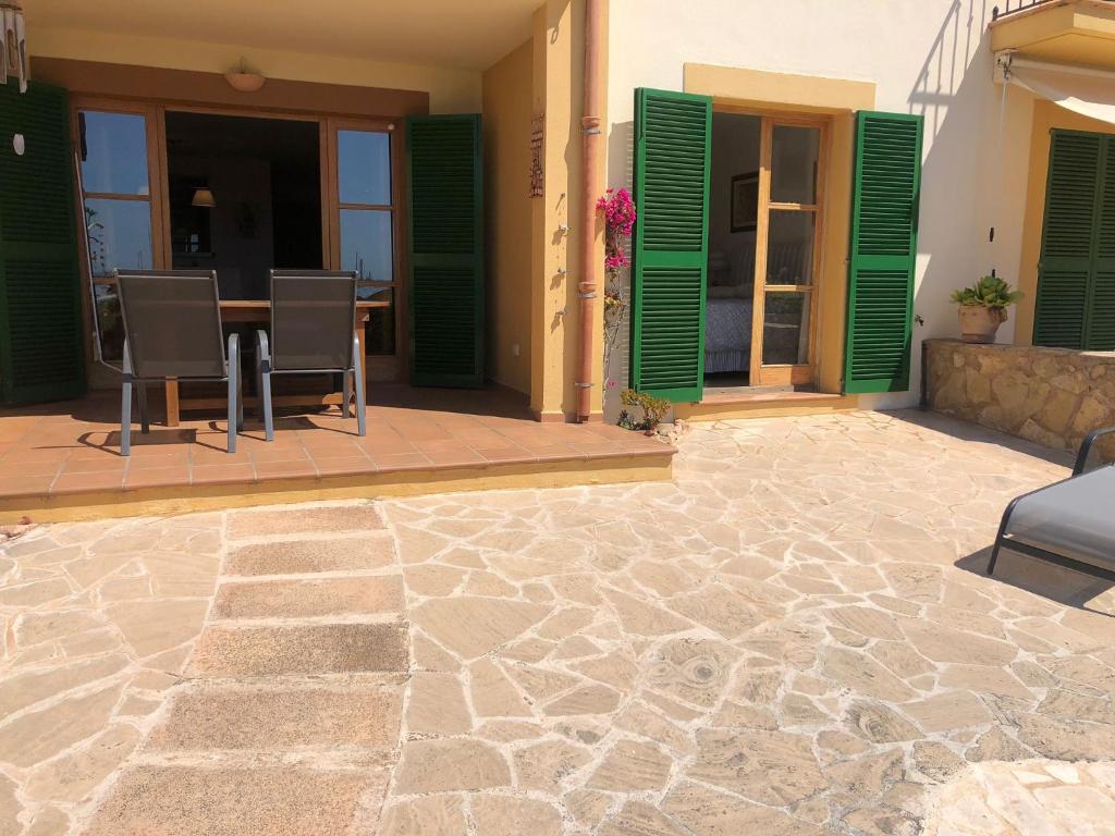 Patio nebo venkovní prostory v ubytování Balco d’es Trenc